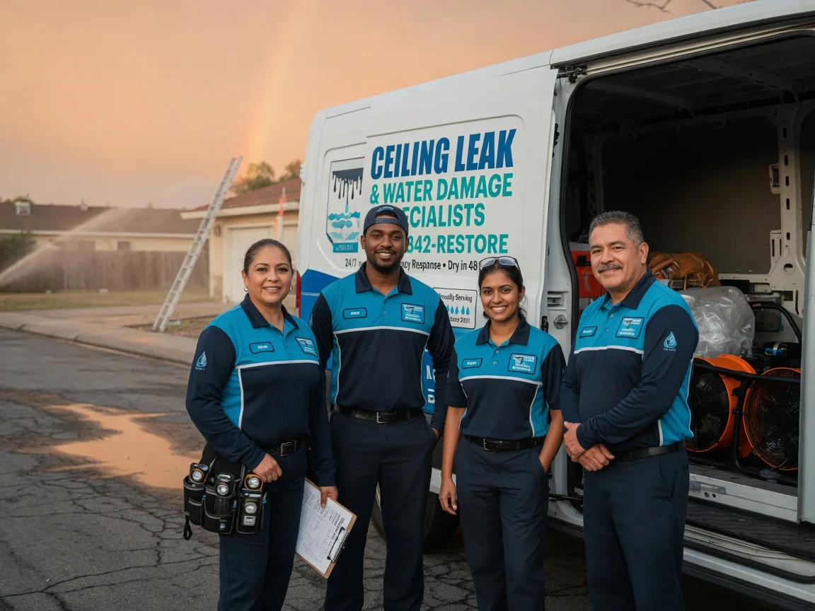 Ceiling Leak Cleanup company in Peru, VT